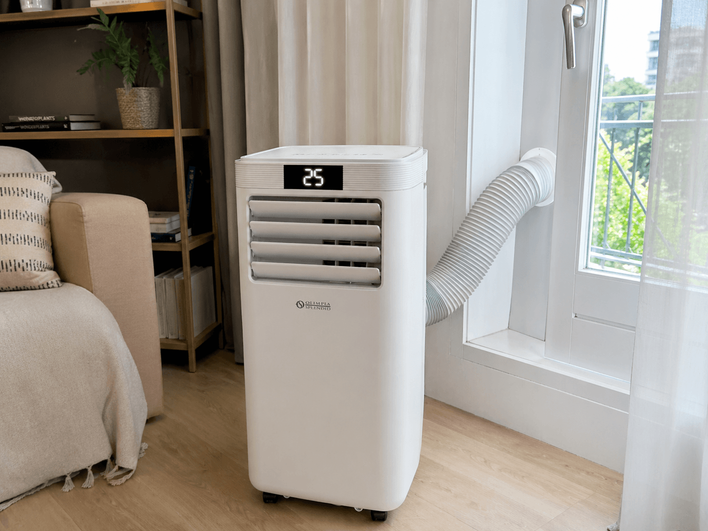 Climatiseur mobile prêt à l'emploi pour une location saisonnière